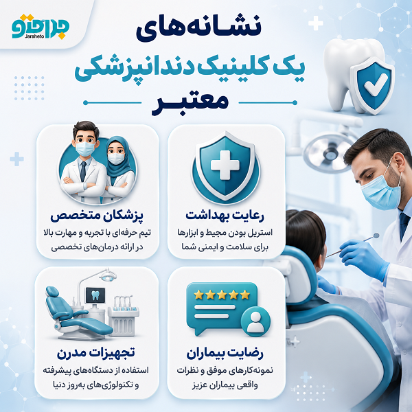 نشانههای یک کلینیک دندانپزشکی معتبر
