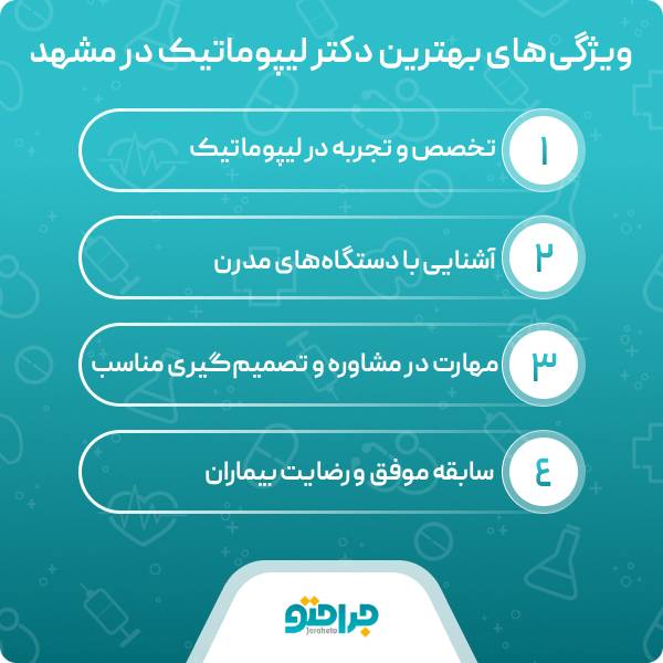 خصوصیات بهترین دکتر لیپوماتیک در مشهد