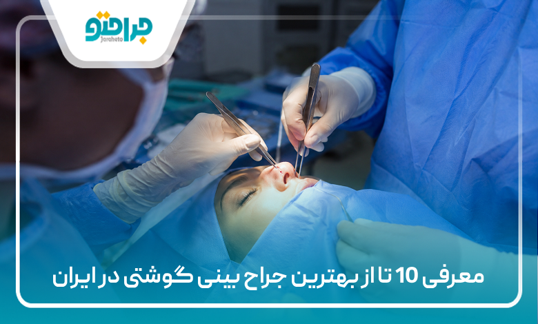 معرفی 10 تا از بهترین جراح بینی گوشتی در ایران