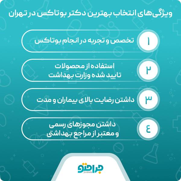 معیارهای انتخاب بهترین دکتر بوتاکس در تهران