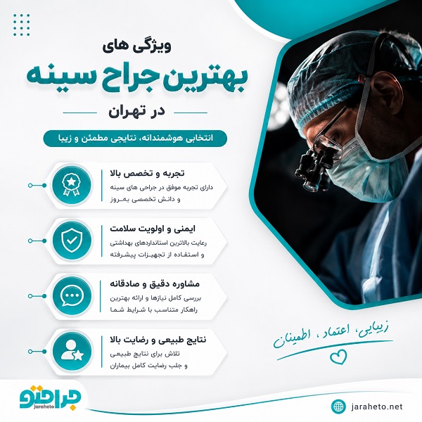 راهنمای انتخاب بهترین جراح سینه در تهران