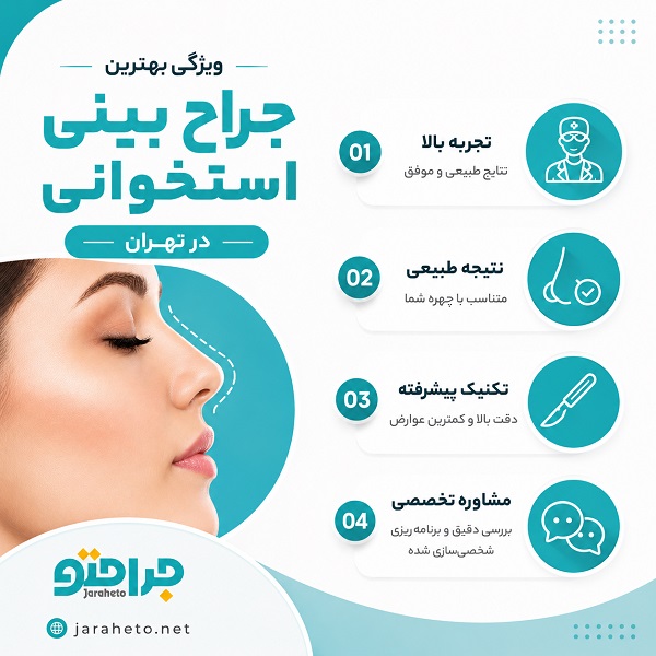 راهنمای انتخاب بهترین جراح بینی استخوانی در تهران