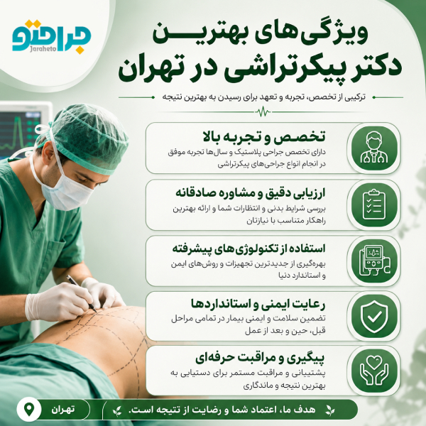 10 تا از بهترین دکترهای پیکرتراشی در تهران را بشناسید!