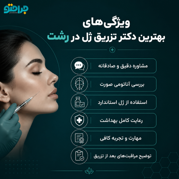 ویژگی بهترین دکتر تزریق ژل در رشت