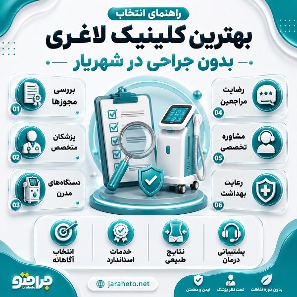 بهترین کلینیک لاغری بدون جراحی در شهریار