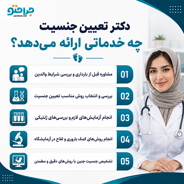 دکتر تعیین جنسیت چه خدماتی ارائه می دهد؟